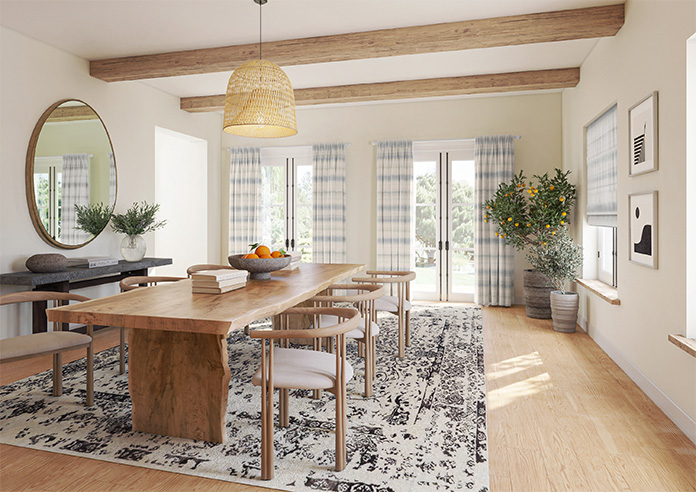 Ombre Velvet, Cloud - Made to Measure Curtains - Image 8